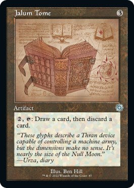 Jalum Tome (Schematic) (The Brothers' War: Retro Frame Artifacts) Near Mint