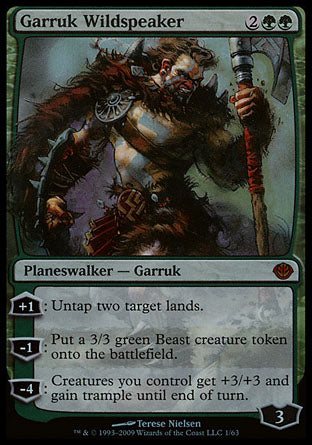 Garruk Wildspeaker (Duel Decks: Garruk vs Liliana) Near Mint Foil