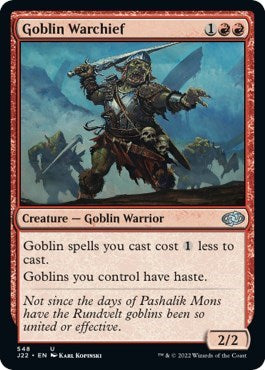 Goblin Warchief (Jumpstart 2022) Near Mint