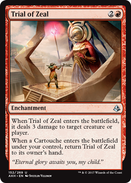 Trial of Zeal (Amonkhet) Near Mint