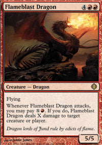 Flameblast Dragon (Shards of Alara) Near Mint Foil