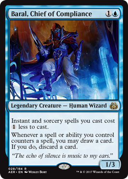 Baral, Chief of Compliance (Aether Revolt) Near Mint Foil