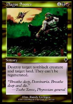 Plague Spores (Invasion) Light Play Foil