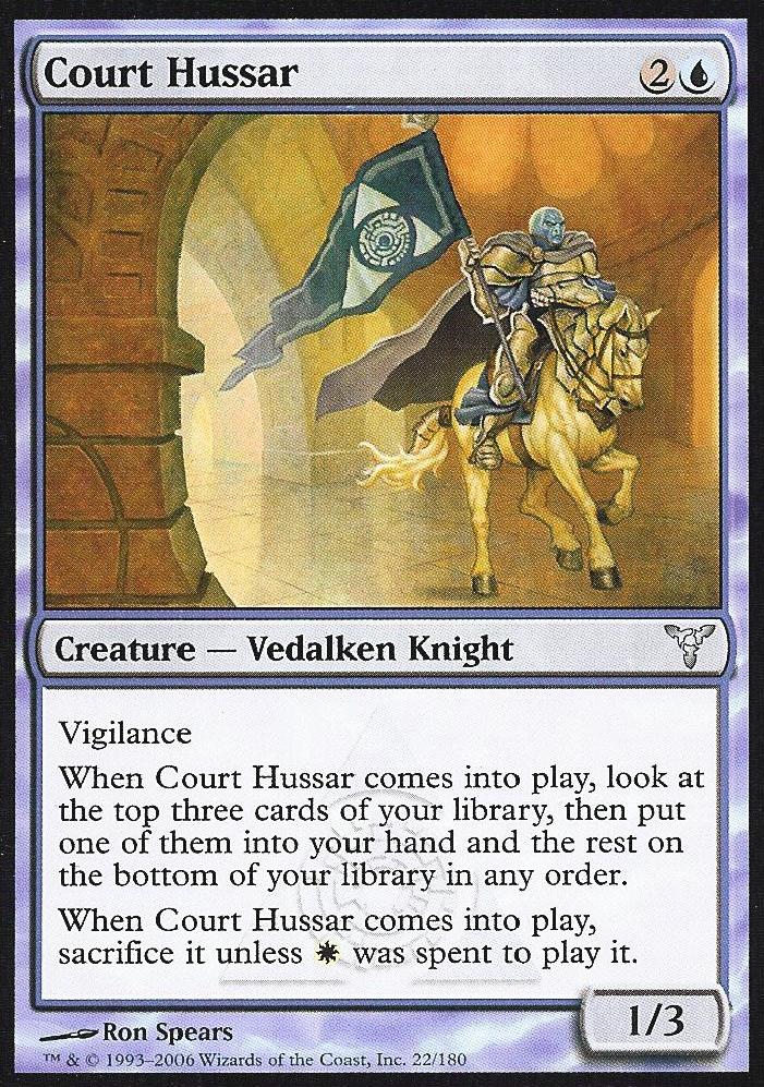 Court Hussar (Dissension) Near Mint Foil