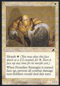 Frontline Strategist (Scourge) Near Mint Foil