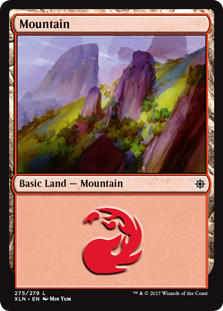 Mountain (275) (Ixalan) Near Mint