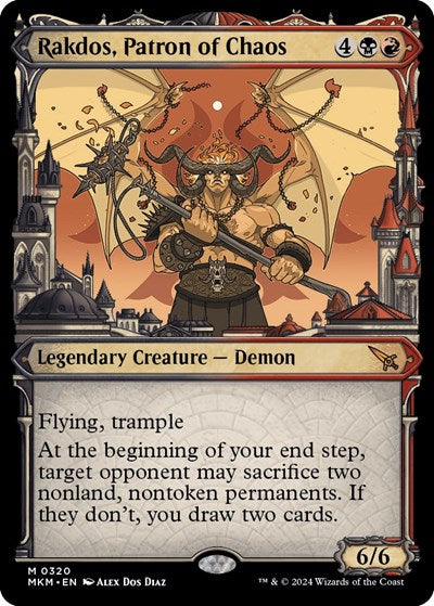 Rakdos, Patron of Chaos (Showcase) (0320) (Murders at Karlov Manor) Near Mint