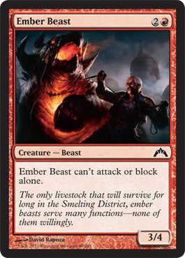 Ember Beast (Gatecrash) Near Mint