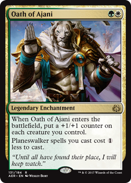 Oath of Ajani (Aether Revolt) Near Mint