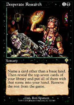 Desperate Research (Invasion) Light Play