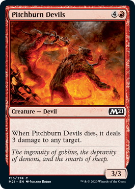 Pitchburn Devils (Magic 2021 Core Set) Near Mint Foil