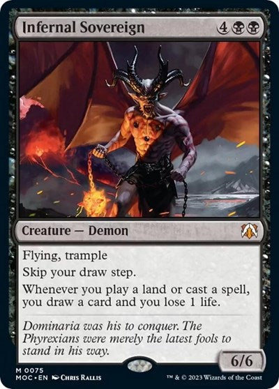 Infernal Sovereign (Commander: March of the Machine) Near Mint