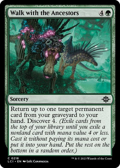 Walk with the Ancestors (The Lost Caverns of Ixalan) Near Mint Foil
