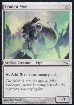 Leaden Myr (Mirrodin) Near Mint Foil Japanese