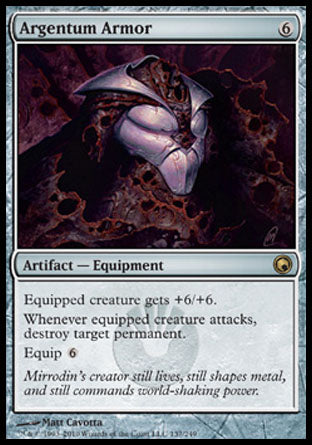 Argentum Armor (Scars of Mirrodin) Light Play