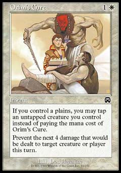 Orim's Cure (Mercadian Masques) Near Mint