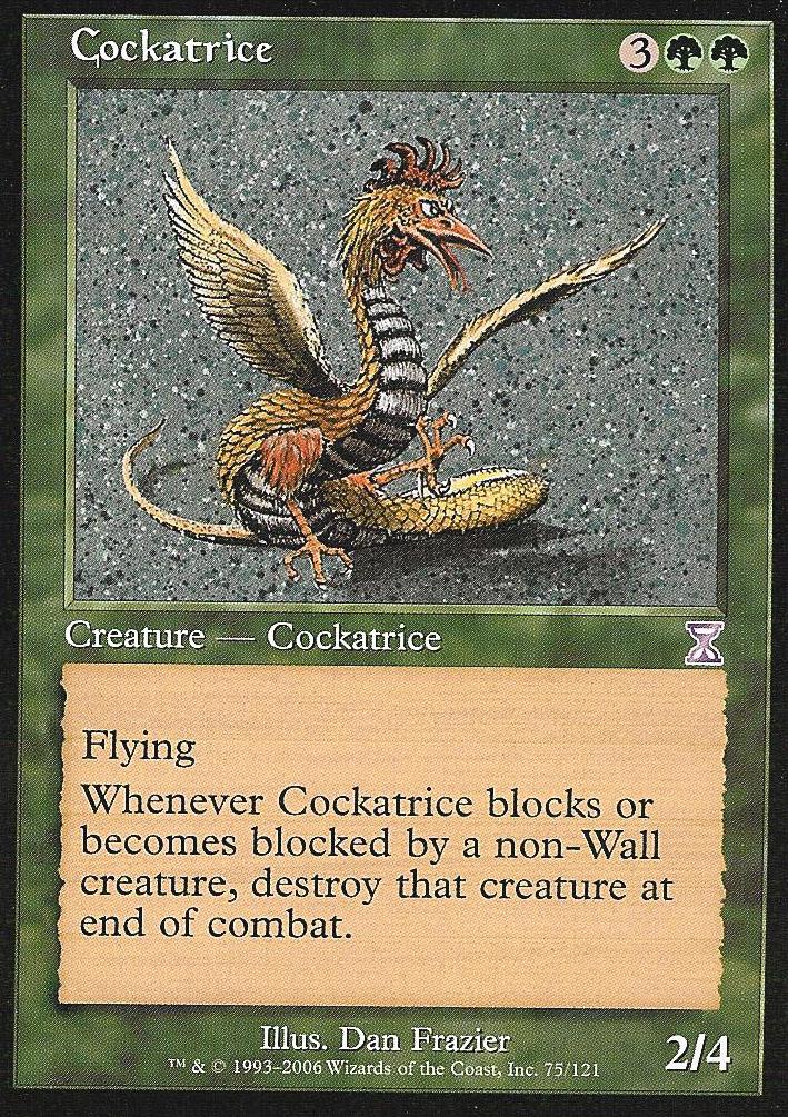 Cockatrice (Time Spiral Time Shifted) Near Mint Chinese