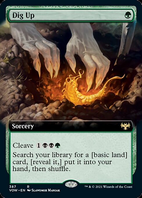 Dig Up (Extended Art) (Innistrad: Crimson Vow) Near Mint