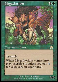 Megatherium (Mercadian Masques) Good