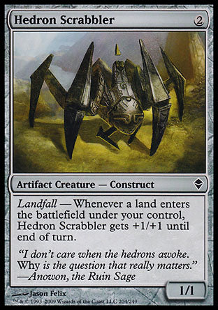 Hedron Scrabbler (Zendikar) Near Mint Foil