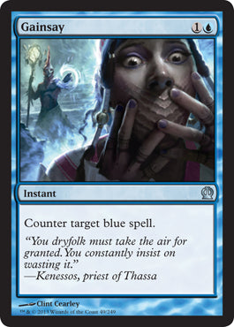 Gainsay (Theros) Near Mint Foil