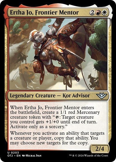 Ertha Jo, Frontier Mentor (Outlaws of Thunder Junction) Near Mint