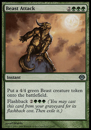 Beast Attack (Duel Decks: Garruk vs Liliana) Near Mint