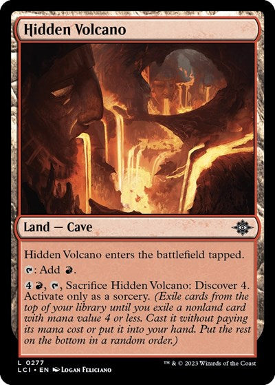 Hidden Volcano (The Lost Caverns of Ixalan) Near Mint