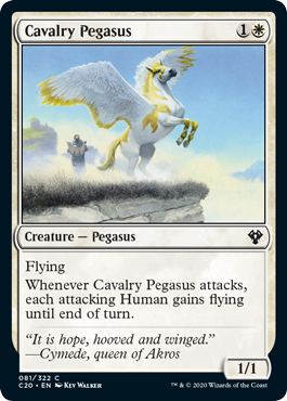 Cavalry Pegasus (Commander 2020 Ikoria) Near Mint