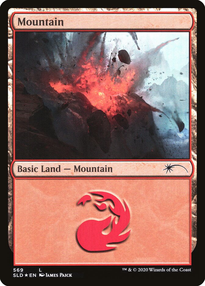 Mountain 569 (Secret Lair) Near Mint