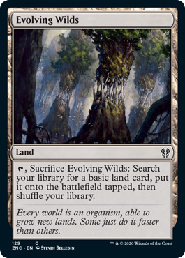 Evolving Wilds (Commander 2020 Zendikar Rising) Near Mint
