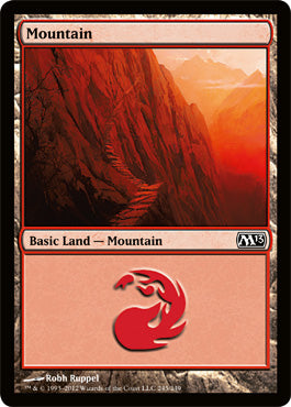 Mountain (245) (Magic 2013 Core Set) Near Mint Foil