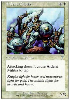 Ardent Militia (7th Edition) Near Mint Foil