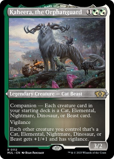Kaheera, the Orphanguard (Foil Etched) (March of the Machine: Multiverse Legends) Near Mint
