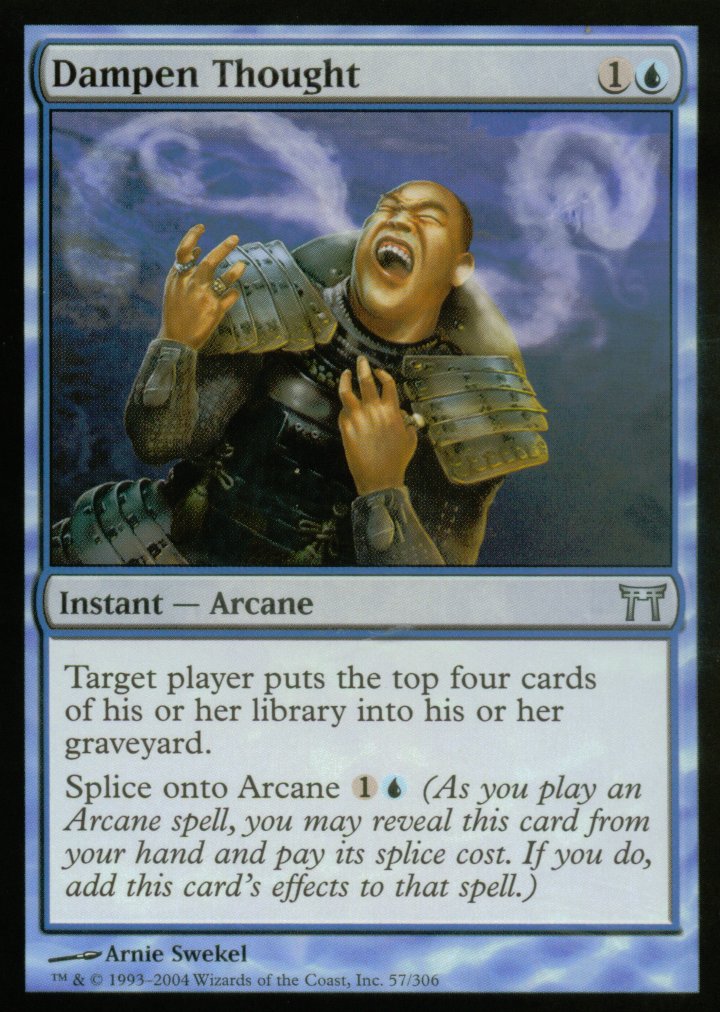 Dampen Thought (Champions of Kamigawa) Light Play Foil