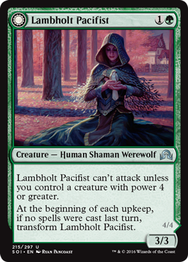 Lambholt Pacifist (Lambholt Butcher) (Shadows Over Innistrad) Near Mint