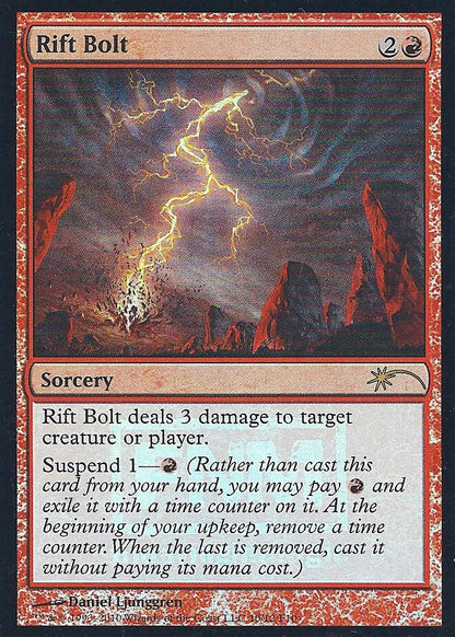 Rift Bolt (FNM) (Promotional Cards) Near Mint Foil