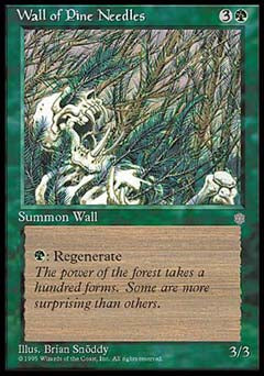 Wall of Pine Needles (Ice Age) Light Play