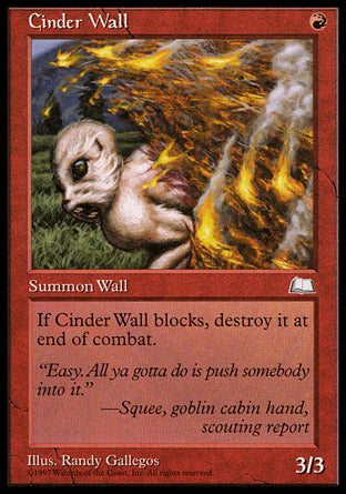 Cinder Wall (Weatherlight) Near Mint