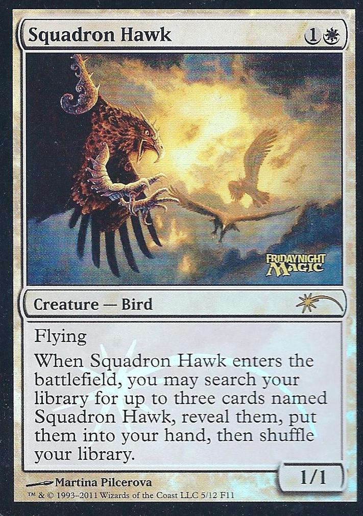 Squadron Hawk (FNM Foil) (Promotional Cards) Near Mint Foil