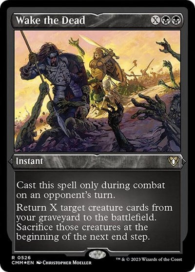 Wake the Dead (Foil Etched) (Commander Masters) Near Mint