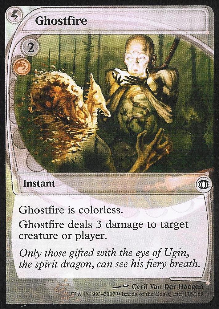 Ghostfire (Futuresight) Near Mint Foil Spanish