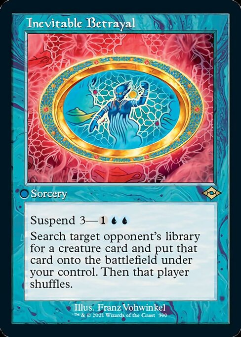 Inevitable Betrayal (Retro Frame) (Modern Horizons 2) Near Mint Etched Foil
