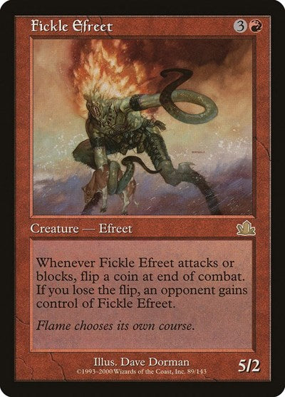 Fickle Efreet (Prophecy) Near Mint Foil