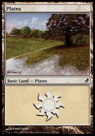 Plains (283) (Lorwyn) Near Mint Foil Italian