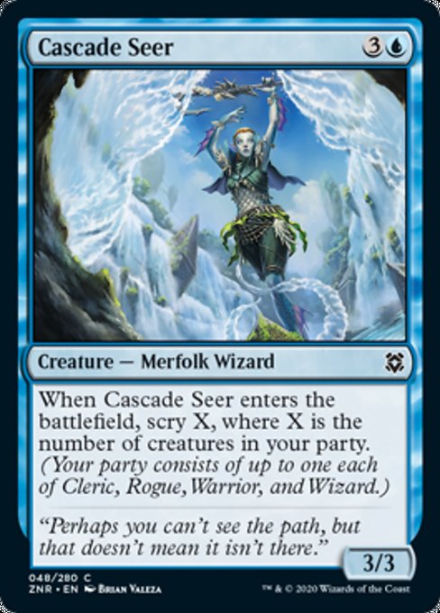 Cascade Seer (Zendikar Rising) Near Mint