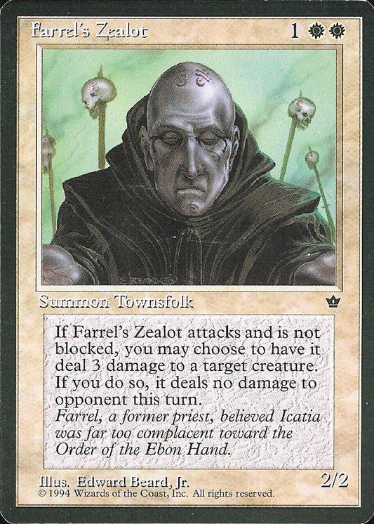 Farrel's Zealot (1) (Fallen Empires) Near Mint