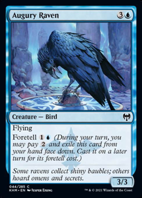 Augury Raven (Kaldheim) Near Mint
