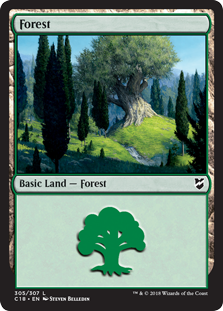 Forest (305) (Commander 2018) Near Mint