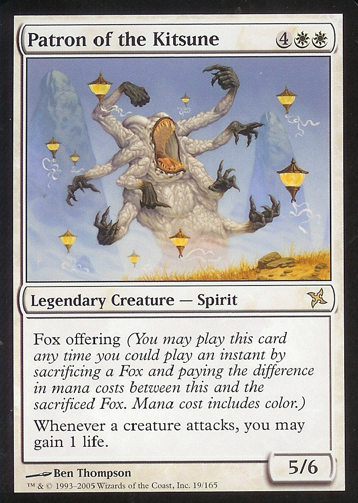 Patron of the Kitsune (Betrayers of Kamigawa) Light Play